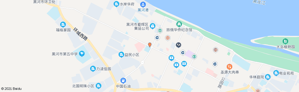 黑河第二医院_公交站地图_黑河公交_妙搜公交查询2024