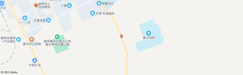 黑河黑河学院_公交站地图_黑河公交_妙搜公交查询2024