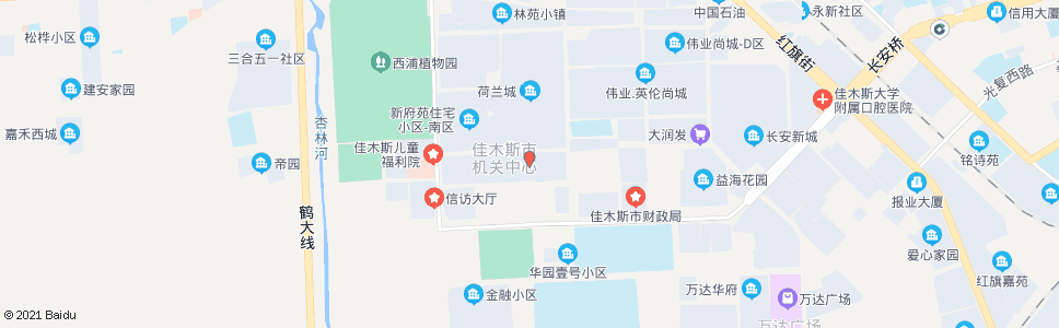 佳木斯妇婴医院_公交站地图_佳木斯公交_妙搜公交查询2024