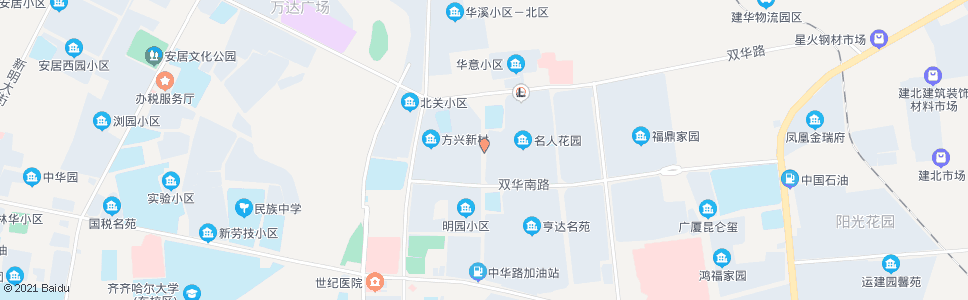 齐齐哈尔北钢南门(东四道街)_公交站地图_齐齐哈尔公交_妙搜公交查询2025