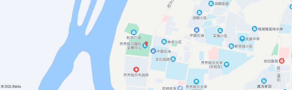 齐齐哈尔市政务服务中心_公交站地图_齐齐哈尔公交_妙搜公交查询2025