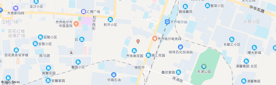 齐齐哈尔建设小区_公交站地图_齐齐哈尔公交_妙搜公交查询2025