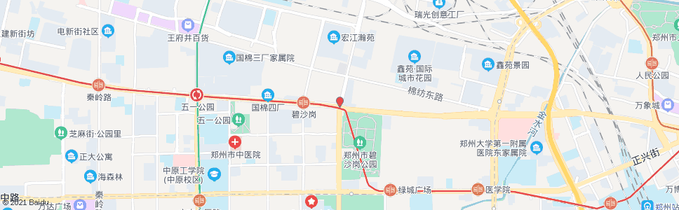 洛阳嵩山路建设路口_公交站地图_洛阳公交_妙搜公交查询2024