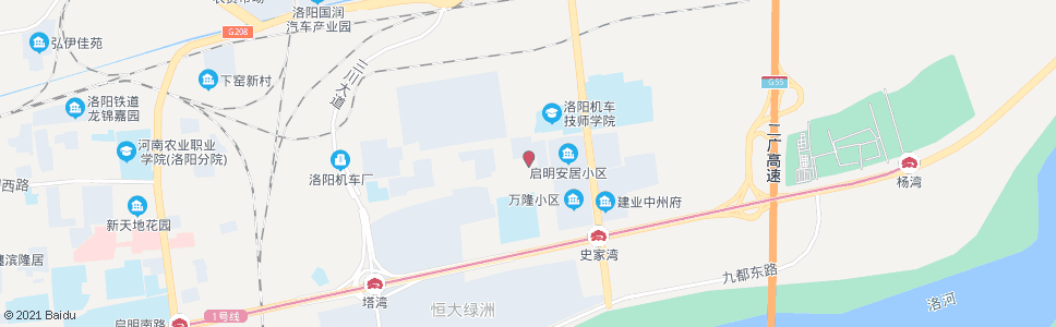 洛阳洛阳市第十人民医院(机车工厂东门)_公交站地图_洛阳公交_妙搜公交查询2024