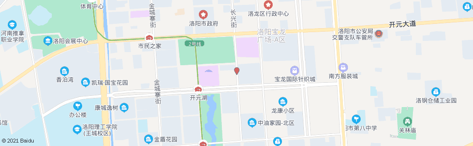 洛阳长兴街展览路口南_公交站地图_洛阳公交_妙搜公交查询2024