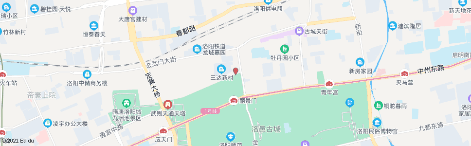 洛阳唐宫东路环城西路口西_公交站地图_洛阳公交_妙搜公交查询2024