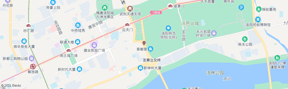 洛阳洛阳市第九人民医院(定鼎立交桥北)_公交站地图_洛阳公交_妙搜公交查询2024