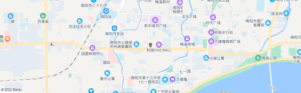 南阳南都宾馆3_公交站地图_南阳公交_妙搜公交查询2025