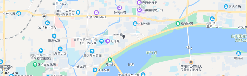 南阳梅溪路南口_公交站地图_南阳公交_妙搜公交查询2025