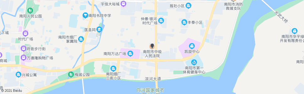 南阳市中级法院_公交站地图_南阳公交_妙搜公交查询2025