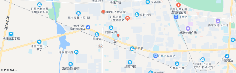 许昌向阳路新兴路口_公交站地图_许昌公交_妙搜公交查询2024