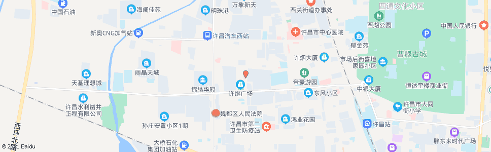 许昌许继医院_公交站地图_许昌公交_妙搜公交查询2025