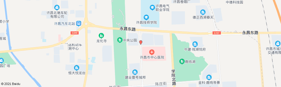 许昌魏文路永昌路口_公交站地图_许昌公交_妙搜公交查询2025