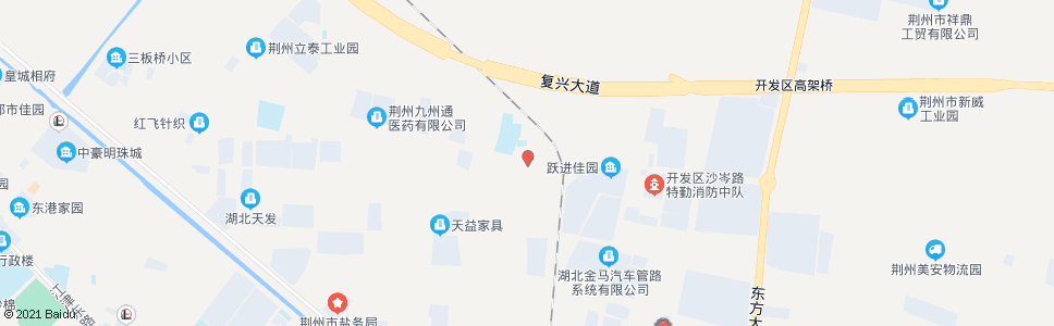 荆州跃进村_公交站地图_荆州公交_妙搜公交查询2024