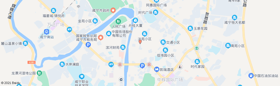 咸宁桂花西路_公交站地图_咸宁公交_妙搜公交查询2024