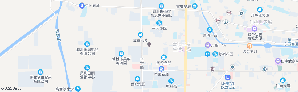 仙桃华美包装_公交站地图_仙桃公交_妙搜公交查询2025