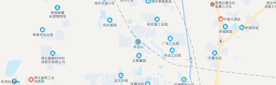 孝感修造厂_公交站地图_孝感公交_妙搜公交查询2025