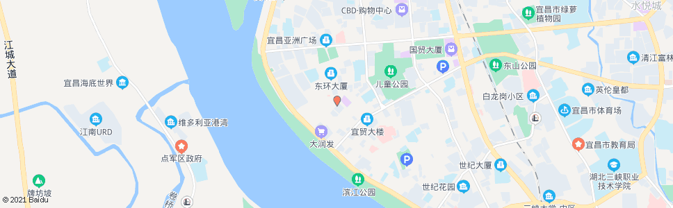 宜昌步行街_公交站地图_宜昌公交_妙搜公交查询2025