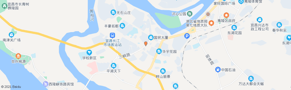 宜昌长江市场_公交站地图_宜昌公交_妙搜公交查询2025