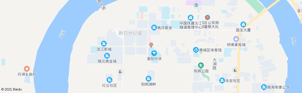 常德淮阳中学_公交站地图_常德公交_妙搜公交查询2025