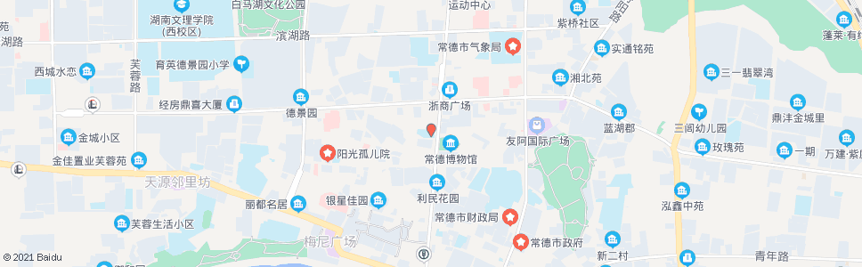 常德图书馆_公交站地图_常德公交_妙搜公交查询2025