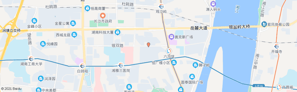 长沙银双路岳华路口_公交站地图_长沙公交_妙搜公交查询2024