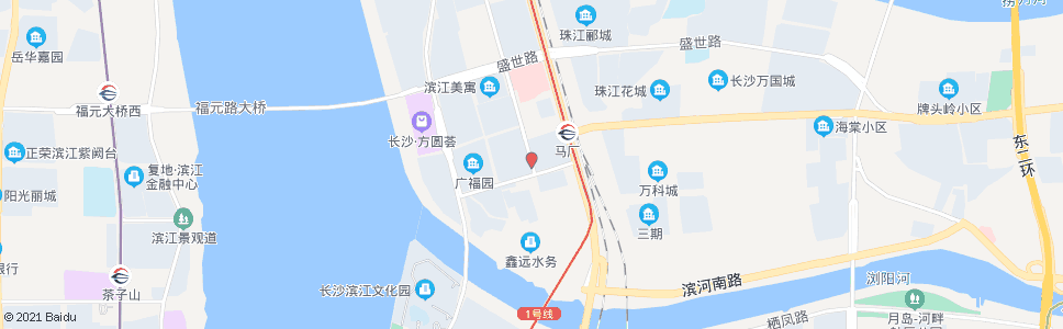 长沙福城路口_公交站地图_长沙公交_妙搜公交查询2024