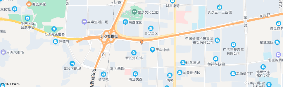 长沙板仓南路口_公交站地图_长沙公交_妙搜公交查询2024