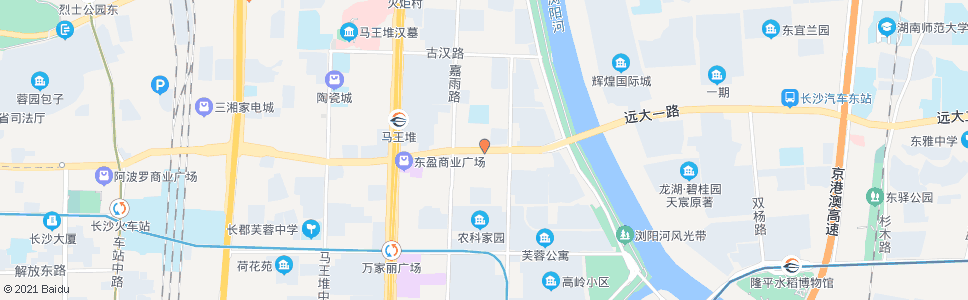 长沙古曲路远大路口_公交站地图_长沙公交_妙搜公交查询2024