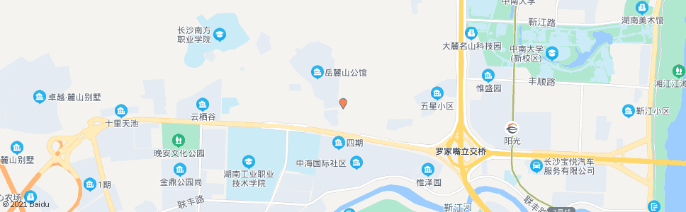 长沙岳麓建设集团(金牛小区)_公交站地图_长沙公交_妙搜公交查询2024