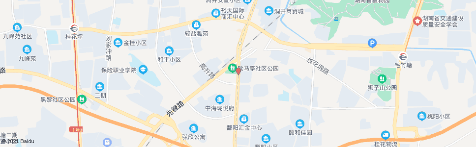 长沙汇金路高升路口_公交站地图_长沙公交_妙搜公交查询2024