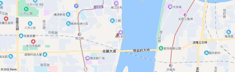 长沙潇湘北路安居路口_公交站地图_长沙公交_妙搜公交查询2024