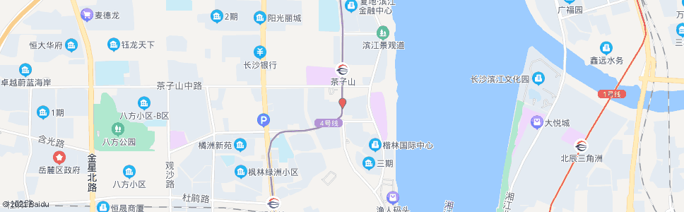 长沙潇湘北路含光路口_公交站地图_长沙公交_妙搜公交查询2024