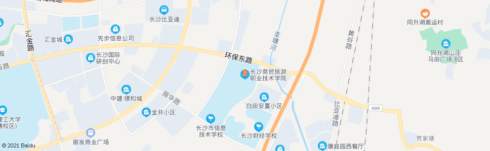 长沙长沙职教基地(长沙商贸旅游职院)_公交站地图_长沙公交_妙搜公交查询2024