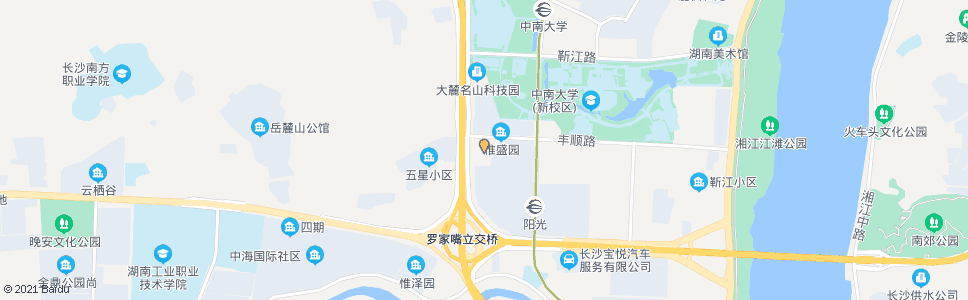 长沙阳光博才小学_公交站地图_长沙公交_妙搜公交查询2024