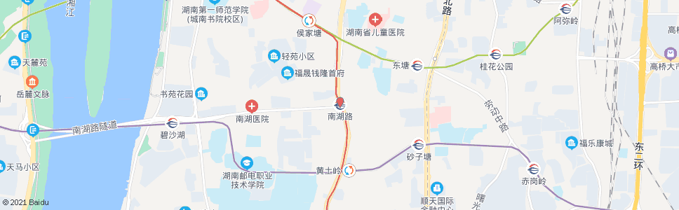 长沙南湖路站_公交站地图_长沙公交_妙搜公交查询2024