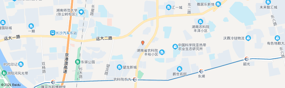 长沙大汉建材批发城(红旗路口)_公交站地图_长沙公交_妙搜公交查询2024