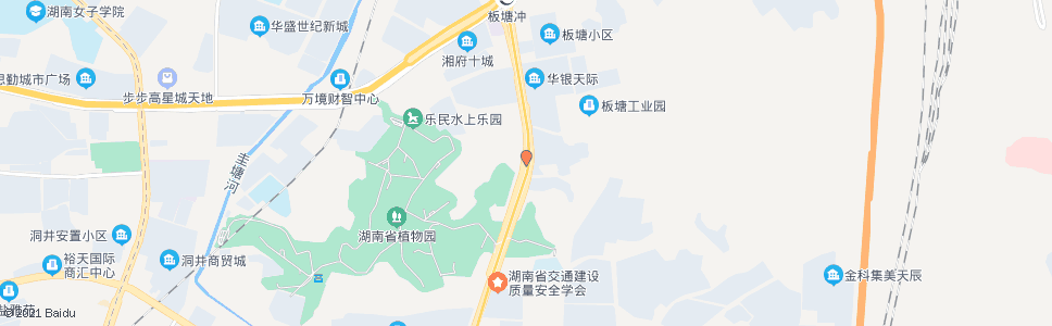 长沙天际岭隧道北_公交站地图_长沙公交_妙搜公交查询2025