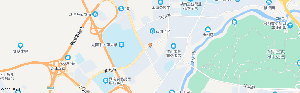 长沙洋湖时代(象嘴路学士路口)_公交站地图_长沙公交_妙搜公交查询2024