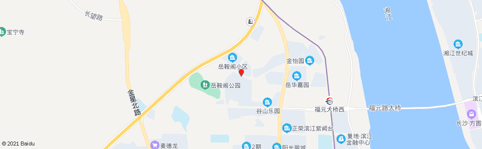 长沙北津城路岳华路口_公交站地图_长沙公交_妙搜公交查询2025