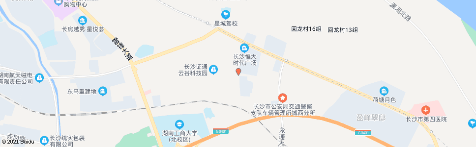 长沙振兴路口_公交站地图_长沙公交_妙搜公交查询2025