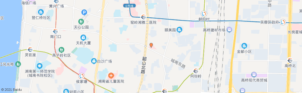 长沙长岭(长沙市妇幼保健院)_公交站地图_长沙公交_妙搜公交查询2024