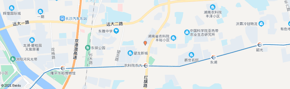 长沙大汉建材城(望龙村)_公交站地图_长沙公交_妙搜公交查询2024