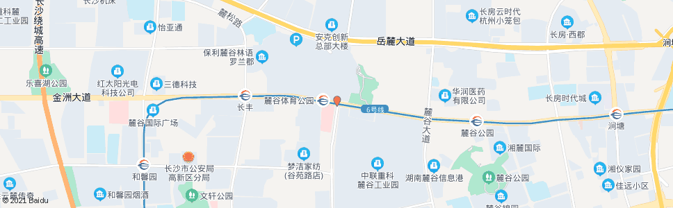 长沙麓云路桐梓坡路口_公交站地图_长沙公交_妙搜公交查询2025