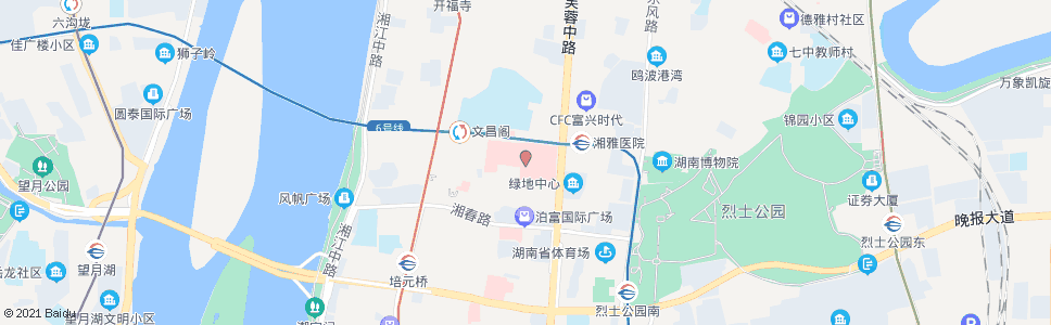 长沙湘雅医学院_公交站地图_长沙公交_妙搜公交查询2025