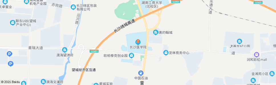 长沙长沙博大医院(窑岭南)_公交站地图_长沙公交_妙搜公交查询2024