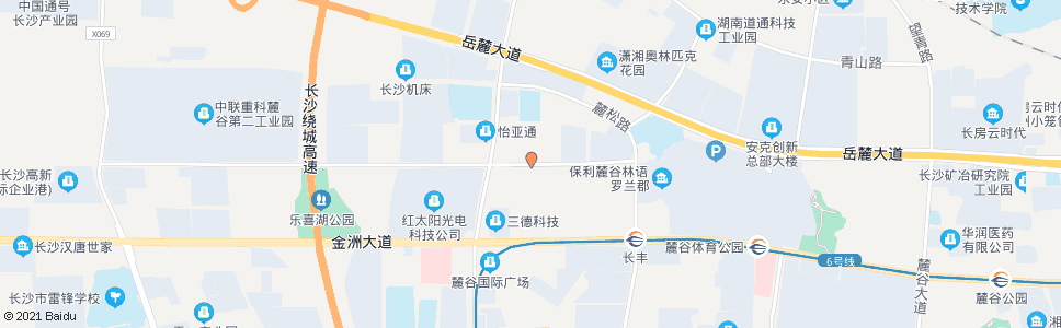 长沙林语路东方红路口_公交站地图_长沙公交_妙搜公交查询2025