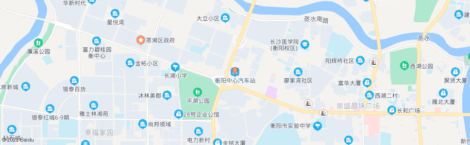 衡阳市中心汽车站_公交站地图_衡阳公交_妙搜公交查询2024