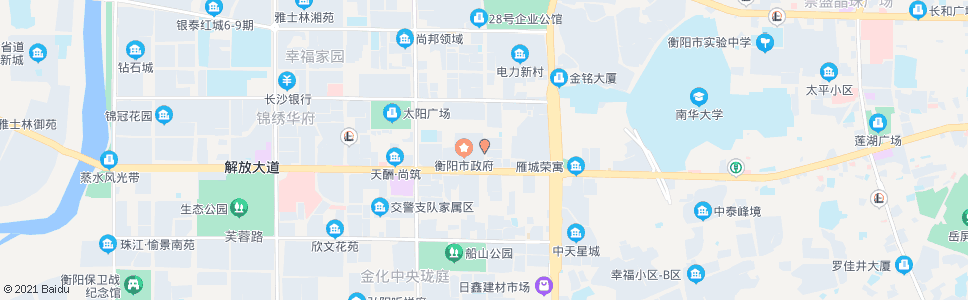 衡阳市政府东门_公交站地图_衡阳公交_妙搜公交查询2024