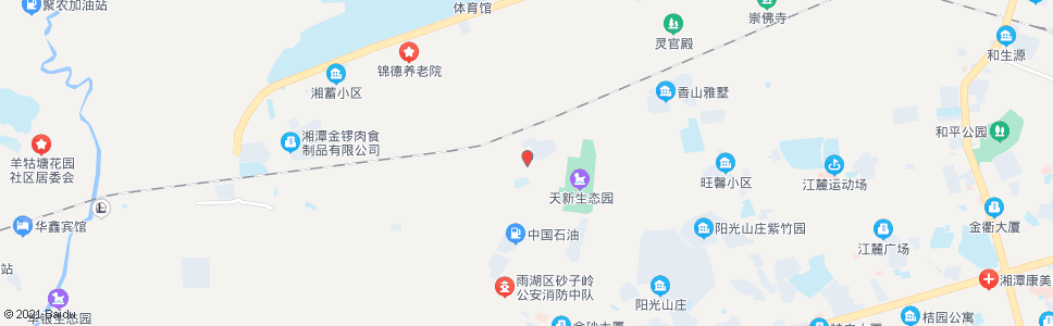 湘潭先锋村委会(交警车检二站)_公交站地图_湘潭公交_妙搜公交查询2025